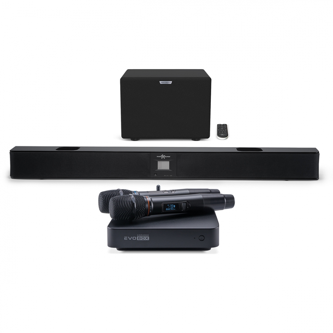 караоке-комплект EVOBOX Plus + EvoSound Bar (саундбар с караоке) в Кинеле