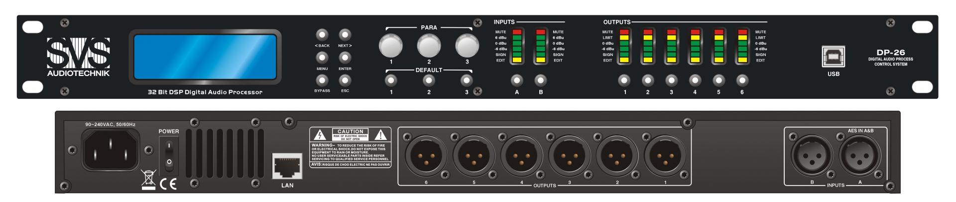 SVS Audiotechnik DP-26 Цифровой процессор: 2 входа 6 выходов в Кинеле