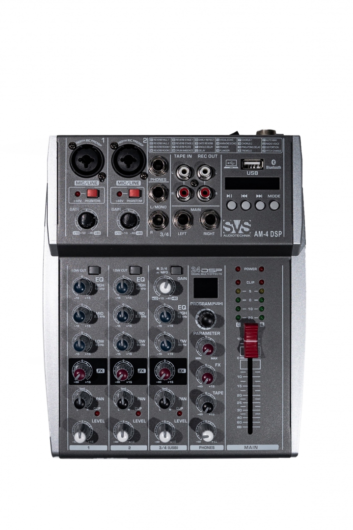 SVS Audiotechnik mixers AM-4 DSP Аналоговый микшерный пульт, 4-канала в Кинеле