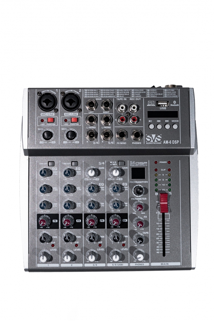 SVS Audiotechnik mixers AM-6 DSP Микшерный пульт аналоговый, 6-канальный SVS Audiotechnik mixers в Кинеле