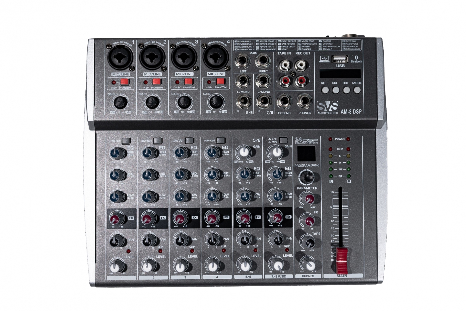 SVS Audiotechnik mixers AM-8 DSP Микшерный пульт аналоговый, 8-канальный в Кинеле